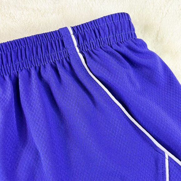 Women's Asics Running Shorts | Lined | Purple | Medium | Polyester & Spandex - Picture 5 of 11